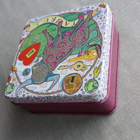 Taurus Zodiac Tin & Soap small gift 3" square x 1.5" height scented soap NIP - Picture 3 of 9